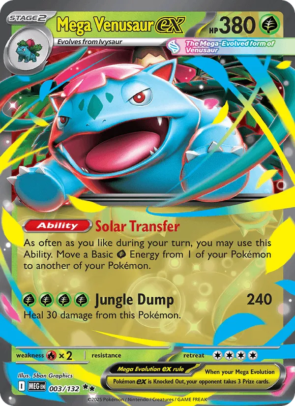 Carte Mega Florizarre ex — Mega Evolution