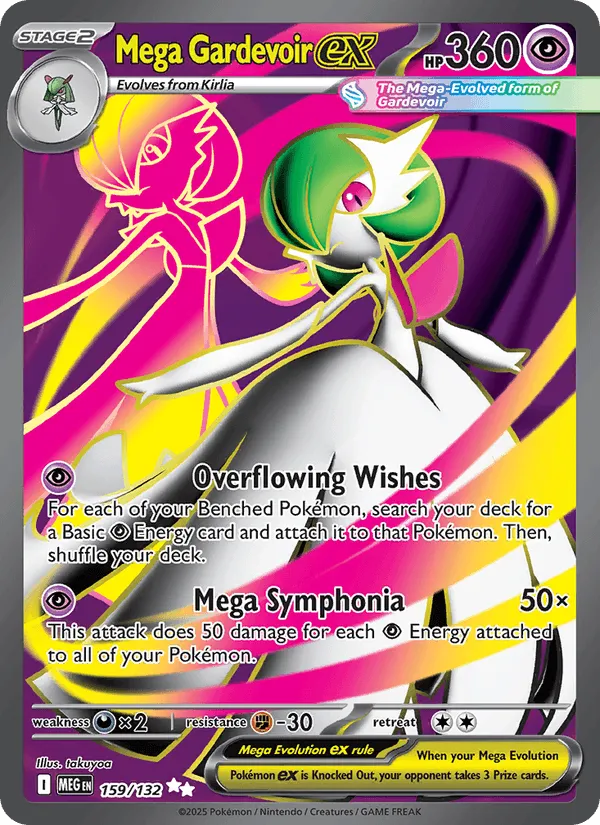 Carte Mega Gardevoir ex — Mega Evolution