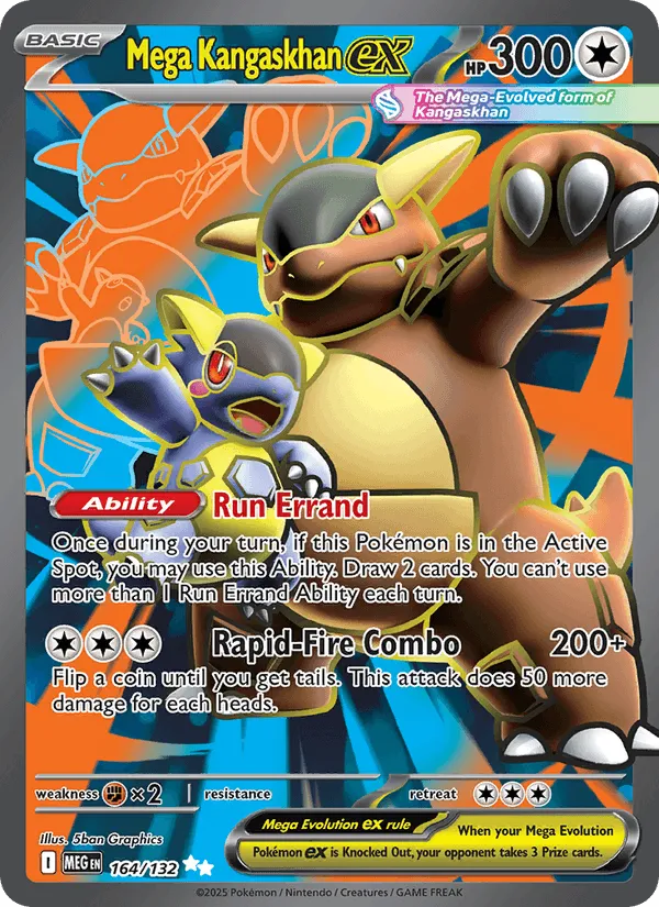 Carte Mega Kangourex ex — Mega Evolution