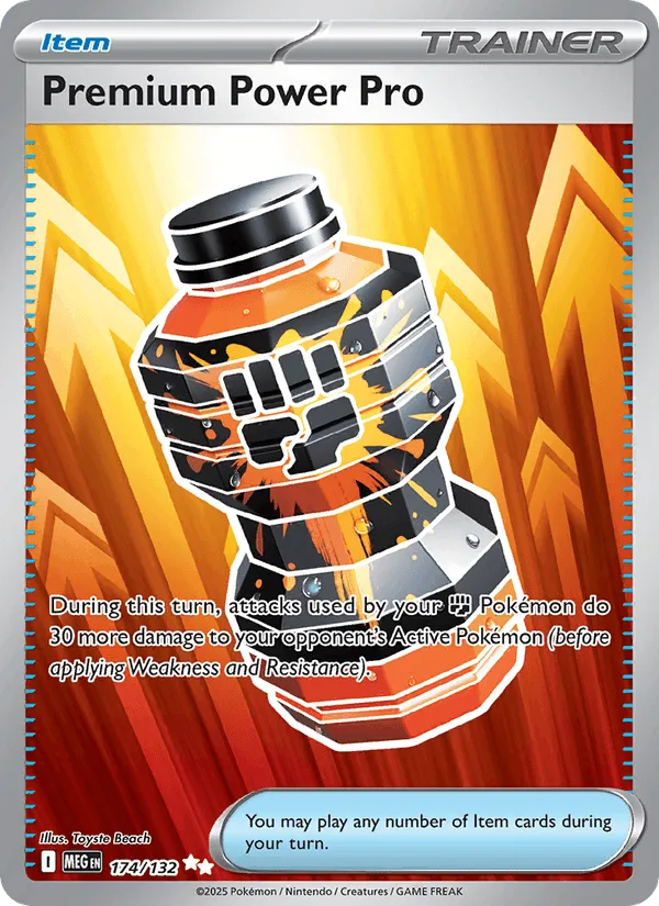 Carte Puissance Premium Pro — Mega Evolution