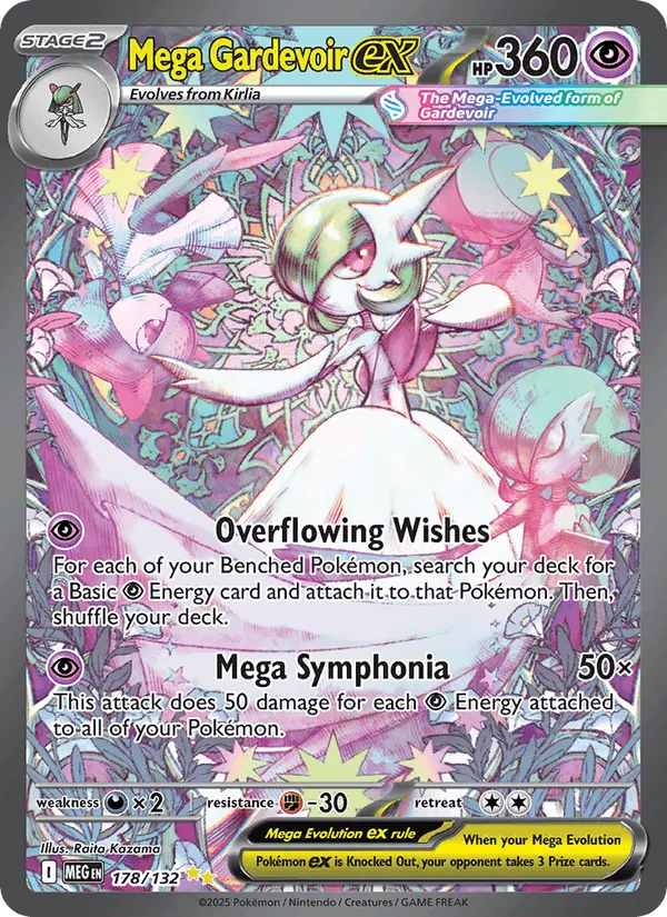 Carte Mega Gardevoir ex — Mega Evolution