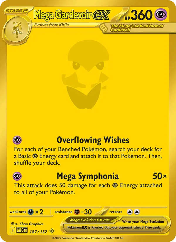 Carte Mega Gardevoir ex — Mega Evolution