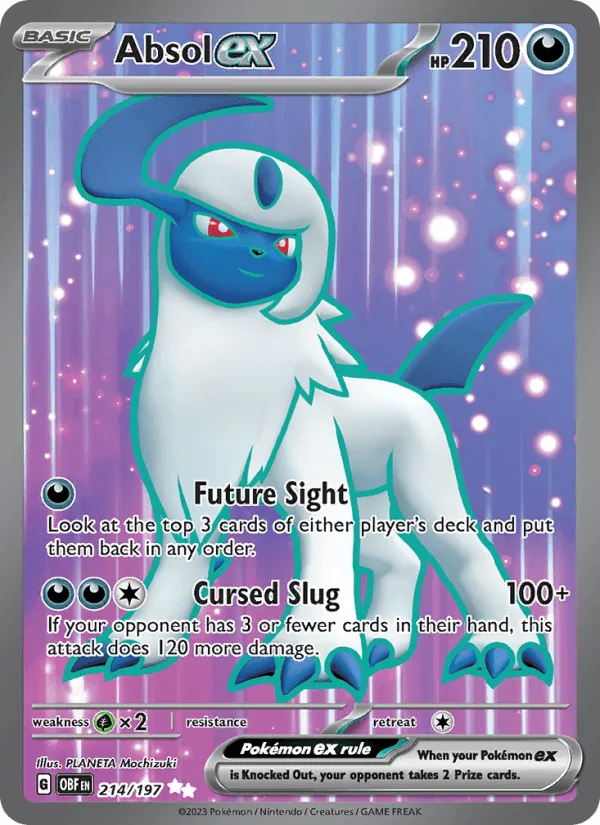 Carte Absol ex — Obsidian Flames