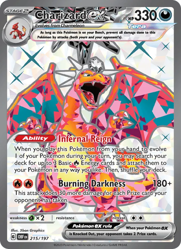 Carte Charizard ex — Obsidian Flames