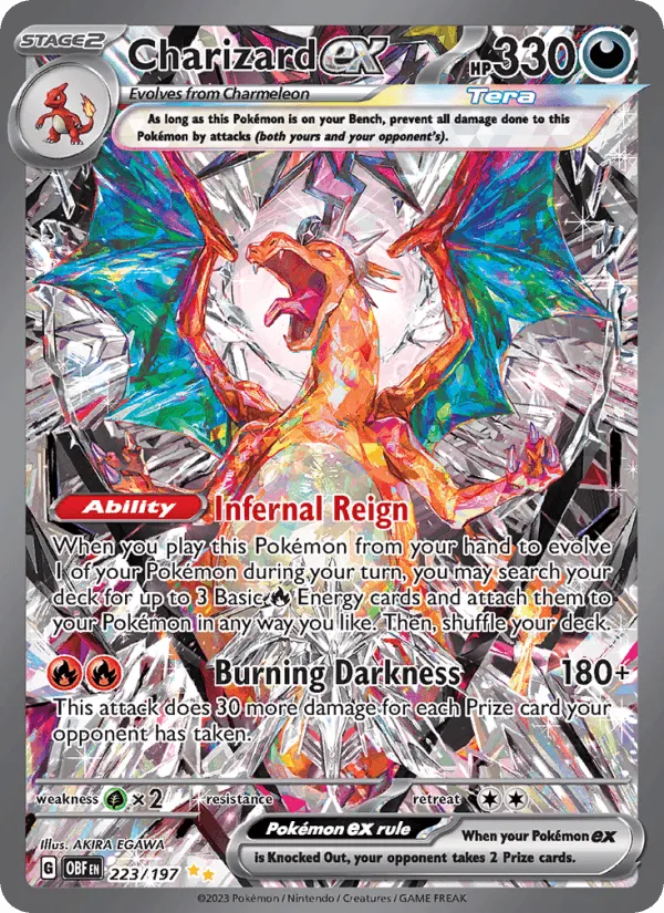 Carte Charizard ex — Obsidian Flames