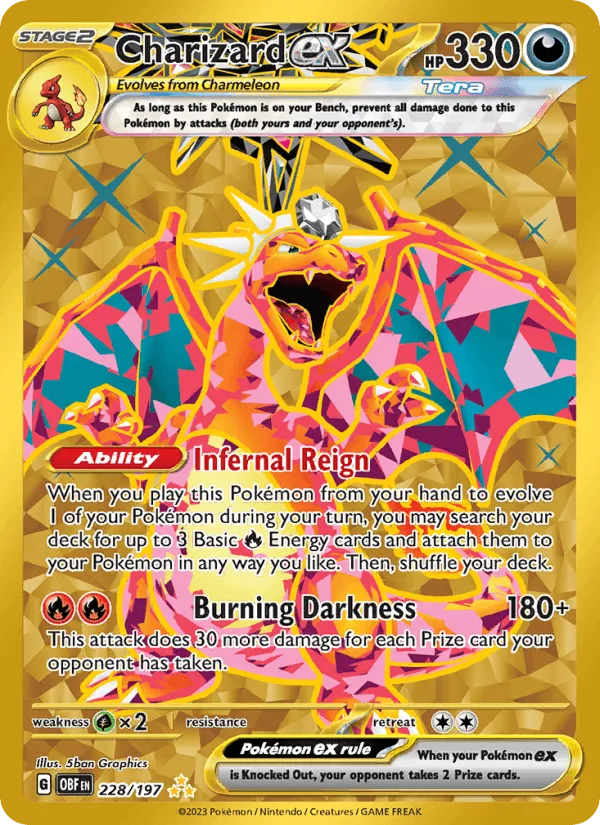Carte Charizard ex — Obsidian Flames