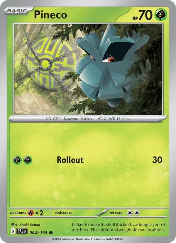 Carte Pineco — Paldea Evolved