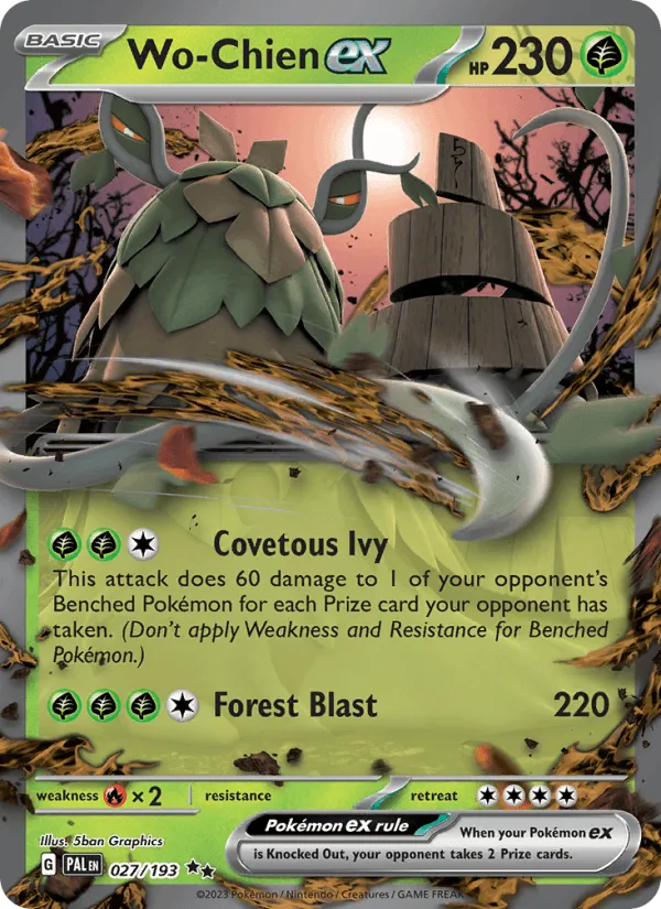Carte Chongjian ex — Paldea Evolved