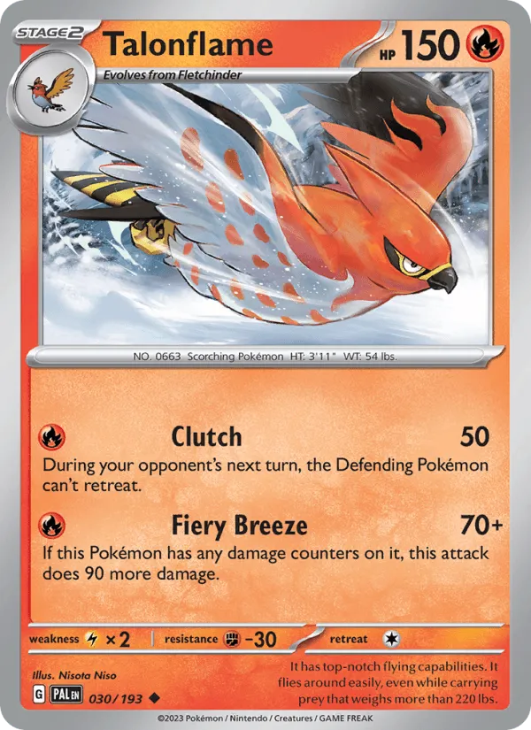 Carte Flambusard — Paldea Evolved