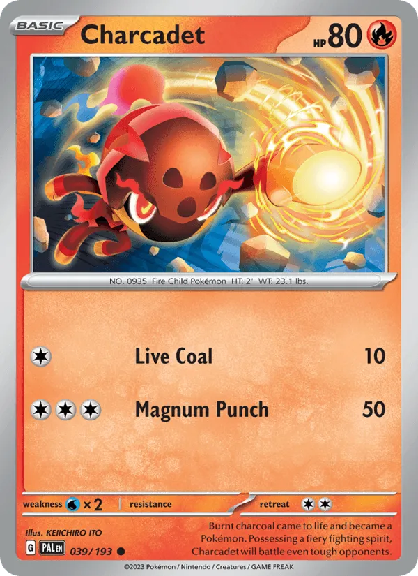 Carte Charbambin — Paldea Evolved