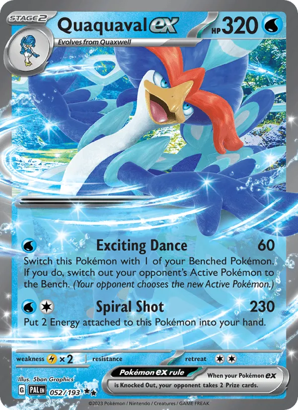 Carte Palmaval ex — Paldea Evolved