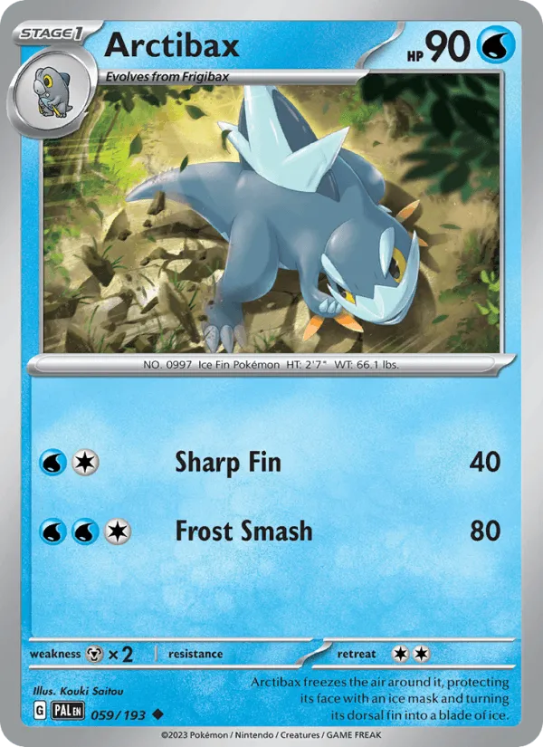 Carte Arctibax — Paldea Evolved