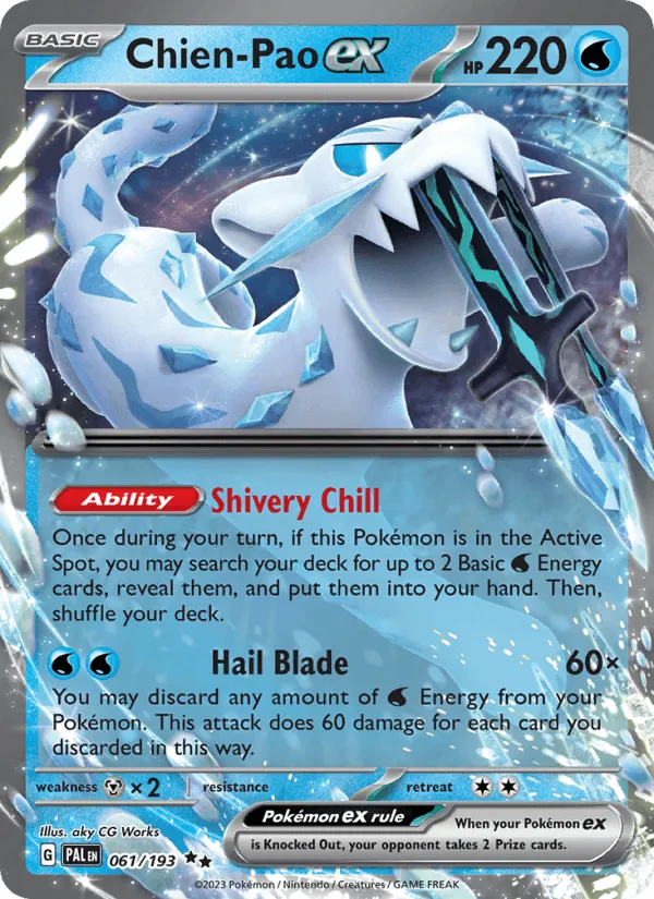 Carte Baojian ex — Paldea Evolved