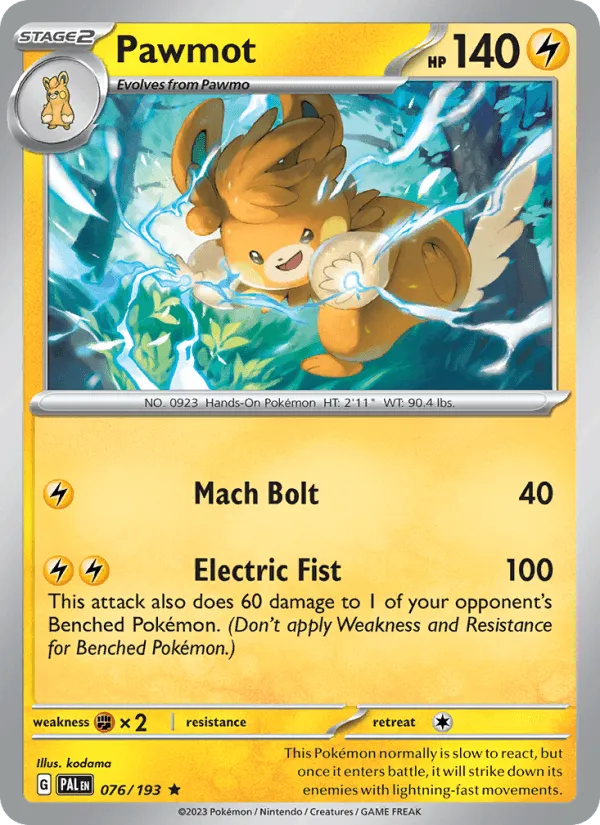 Carte Pohmarmotte — Paldea Evolved