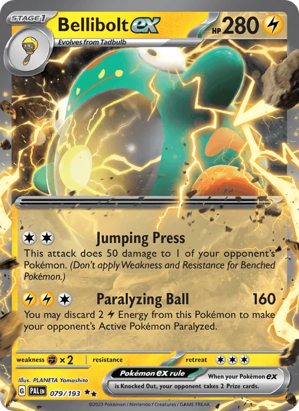 Carte Ampibidou ex — Paldea Evolved