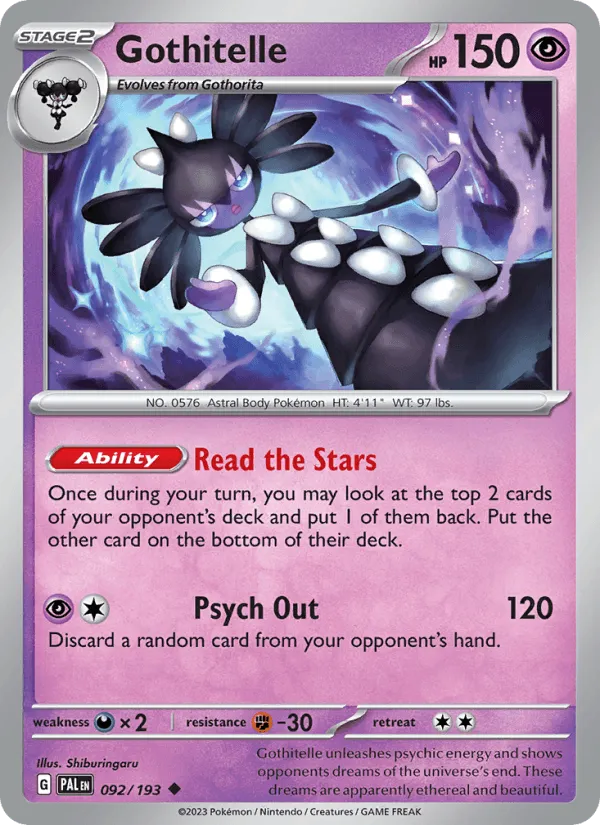 Carte Sidérella — Paldea Evolved