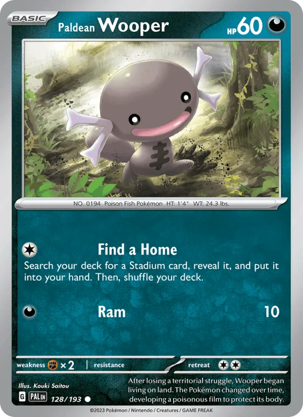 Carte Axoloto de Paldea — Paldea Evolved