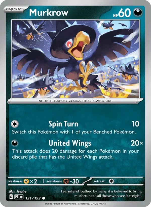 Carte Murkrow — Paldea Evolved