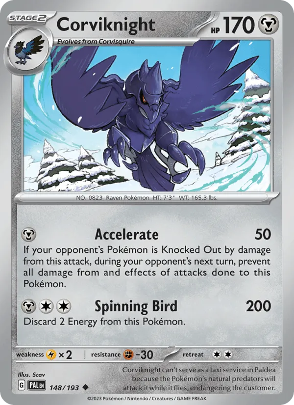 Carte Corvaillus — Paldea Evolved