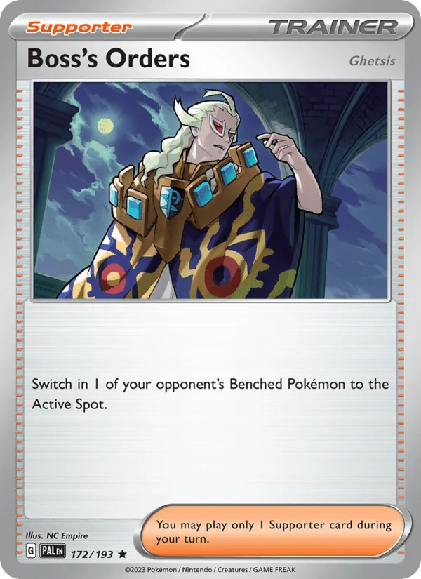 Carte Boss's Orders — Paldea Evolved
