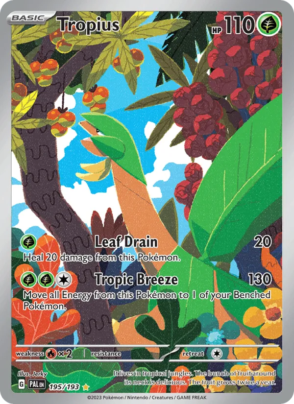 Carte Tropius — Paldea Evolved