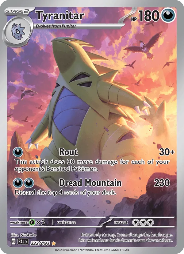 Carte Tyranocif — Paldea Evolved
