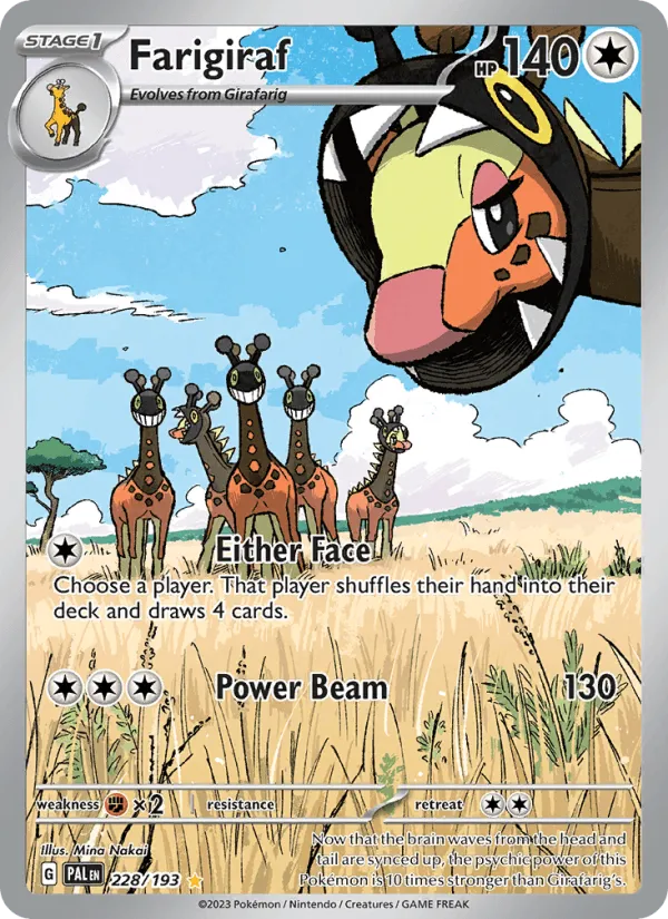 Carte Farigiraf — Paldea Evolved