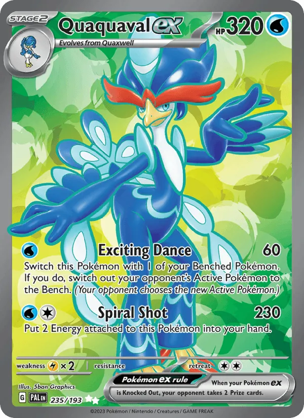 Carte Palmaval ex — Paldea Evolved