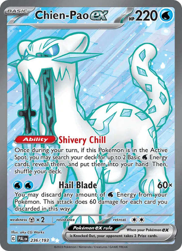 Carte Baojian ex — Paldea Evolved