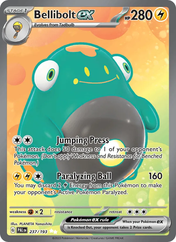 Carte Ampibidou ex — Paldea Evolved