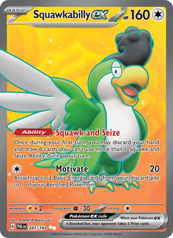 Carte Tapatoès ex — Paldea Evolved