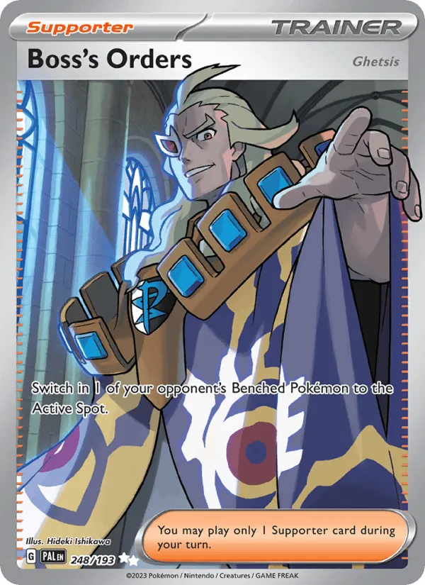 Carte Boss's Orders — Paldea Evolved