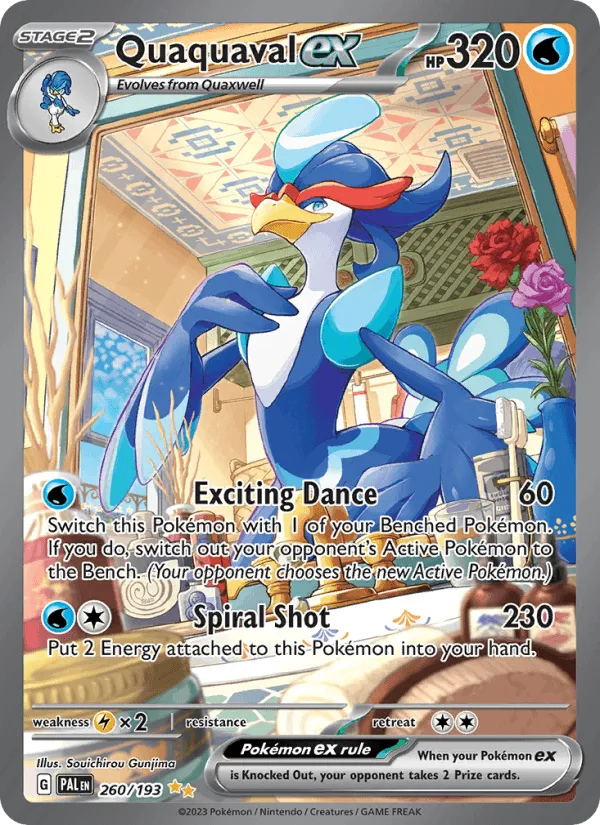 Carte Palmaval ex — Paldea Evolved