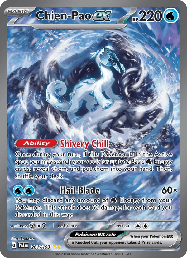 Carte Baojian ex — Paldea Evolved