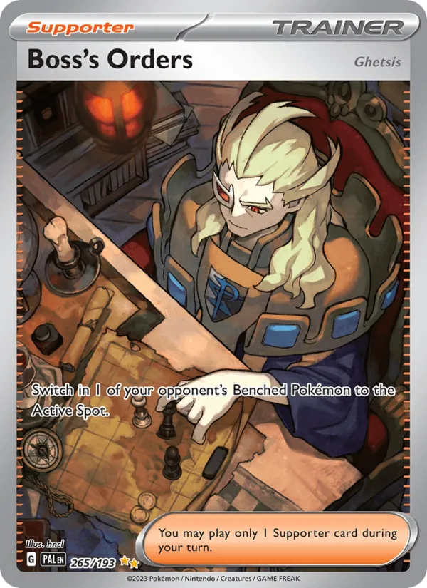 Carte Boss's Orders — Paldea Evolved