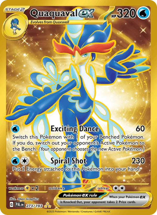 Carte Palmaval ex — Paldea Evolved