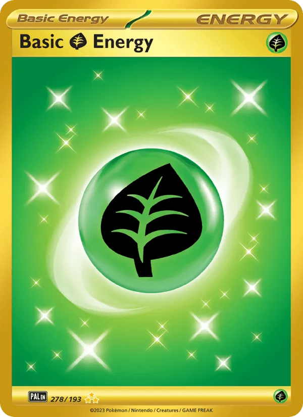 Carte Basic Grass Energy — Paldea Evolved