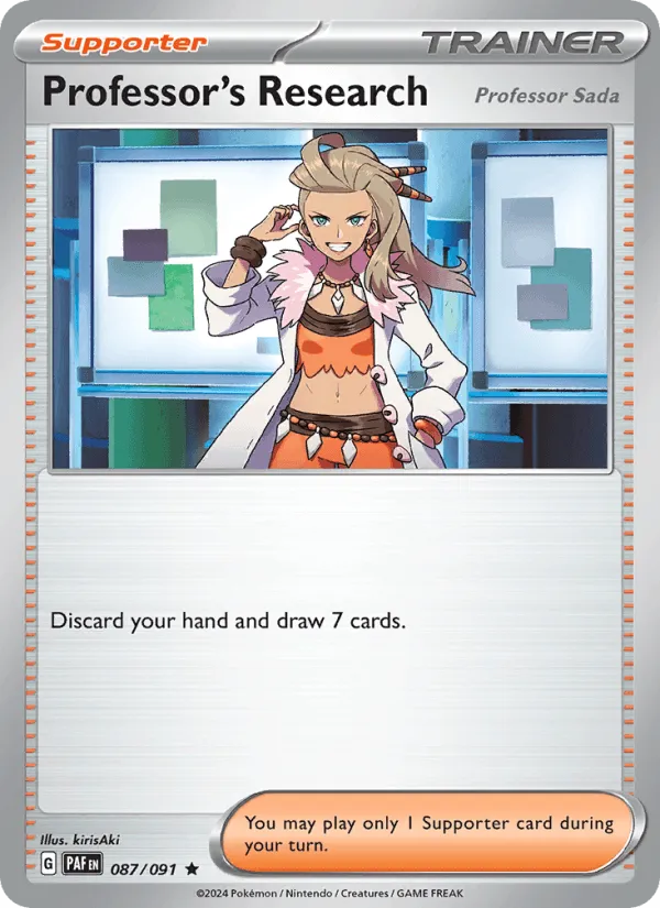 Carte Professor's Research — Paldean Fates