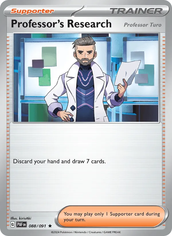 Carte Professor's Research — Paldean Fates