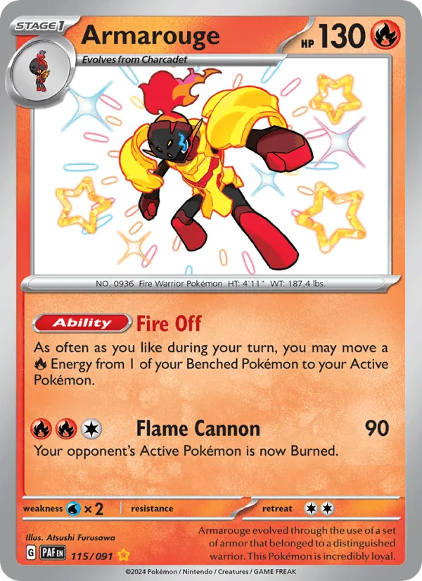 Carte Carmadura — Paldean Fates