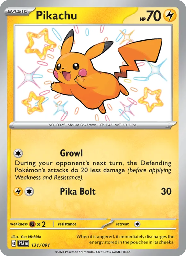 Carte Pikachu — Paldean Fates