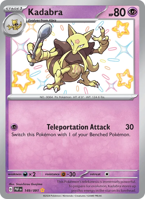 Carte Kadabra — Paldean Fates