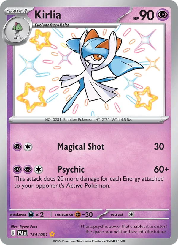 Carte Kirlia — Paldean Fates