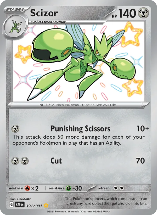 Carte Cizayox — Paldean Fates