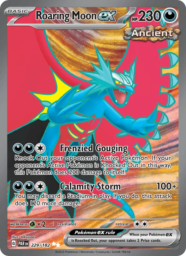 Carte Roaring Moon ex — Paradox Rift