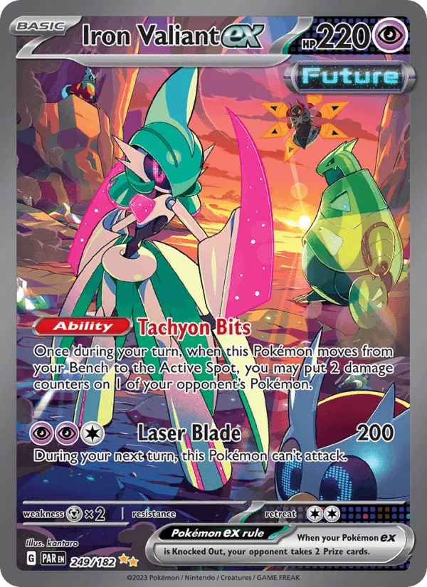 Carte Iron Valiant ex — Paradox Rift