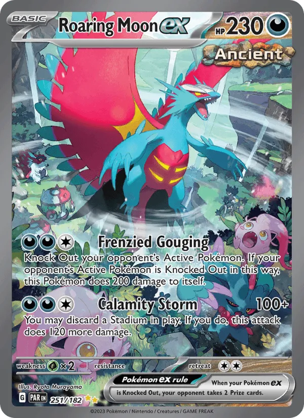 Carte Roaring Moon ex — Paradox Rift