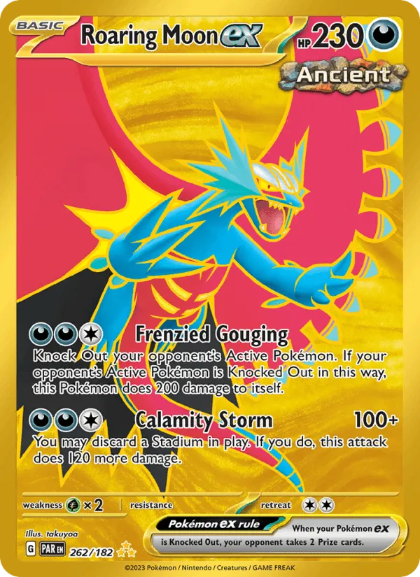 Carte Roaring Moon ex — Paradox Rift