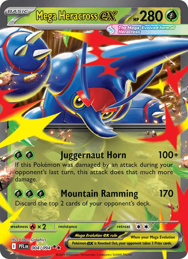 Carte Mega Scarhino ex — Phantasmal Flames Additionals