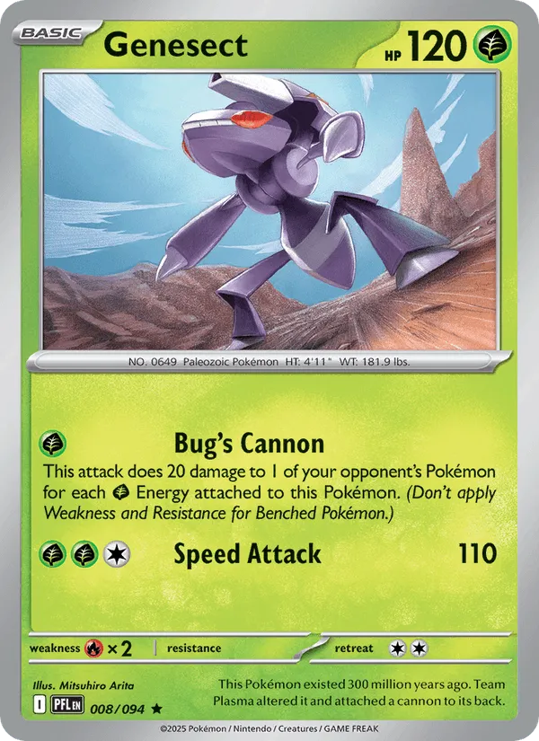 Carte Genesect — Phantasmal Flames Additionals